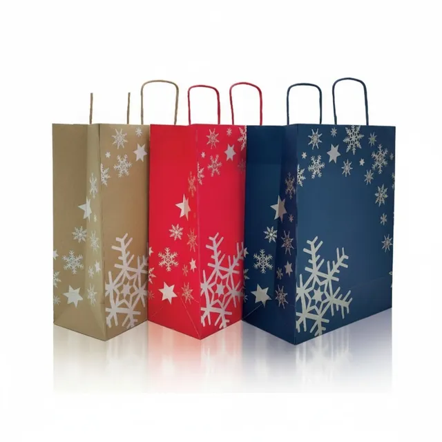 Sicily Bags Neve shopper carta kraft 120g 200 pz