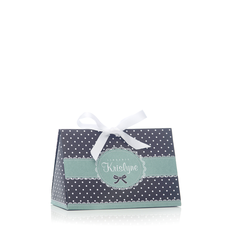 GPS Bags Venere scatola regalo trapezoidale nastrino