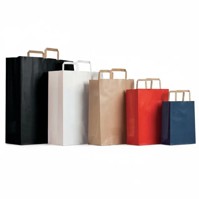 Sicily Bags Madrid shopper carta avana 26x11x38 riciclata