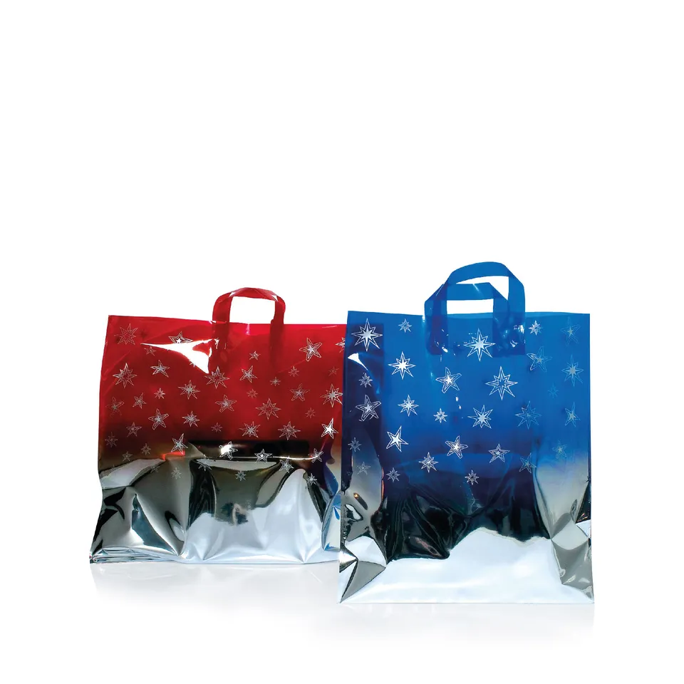 GPS Bags Generica Mod. 45 Ola Stars shopper metallizzata lucida