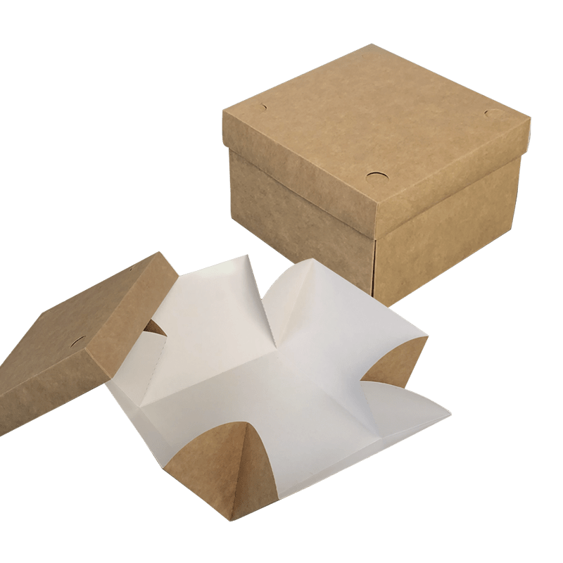 Tecnobag Packaging Burger Box Forato per Panini e Colazione