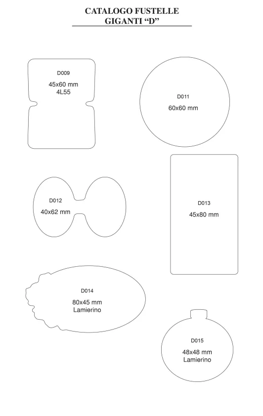 Sicily Bags D etichette adesive D009 45x60 carta 1000pz 1 colore