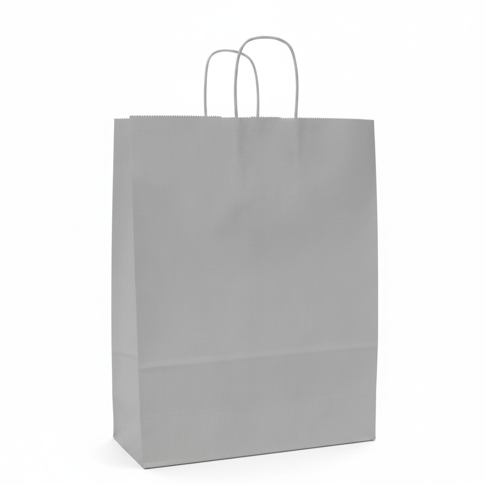 Sicily Bags Spring Shopper Kraft Bianco 32x13x28 250pz