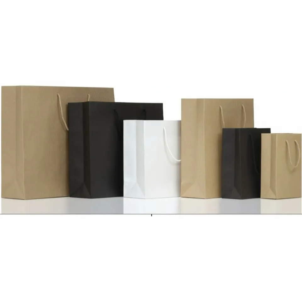 Sicily Bags Vienna Shopper Carta 24x10x27 Avana 200pz Cotone