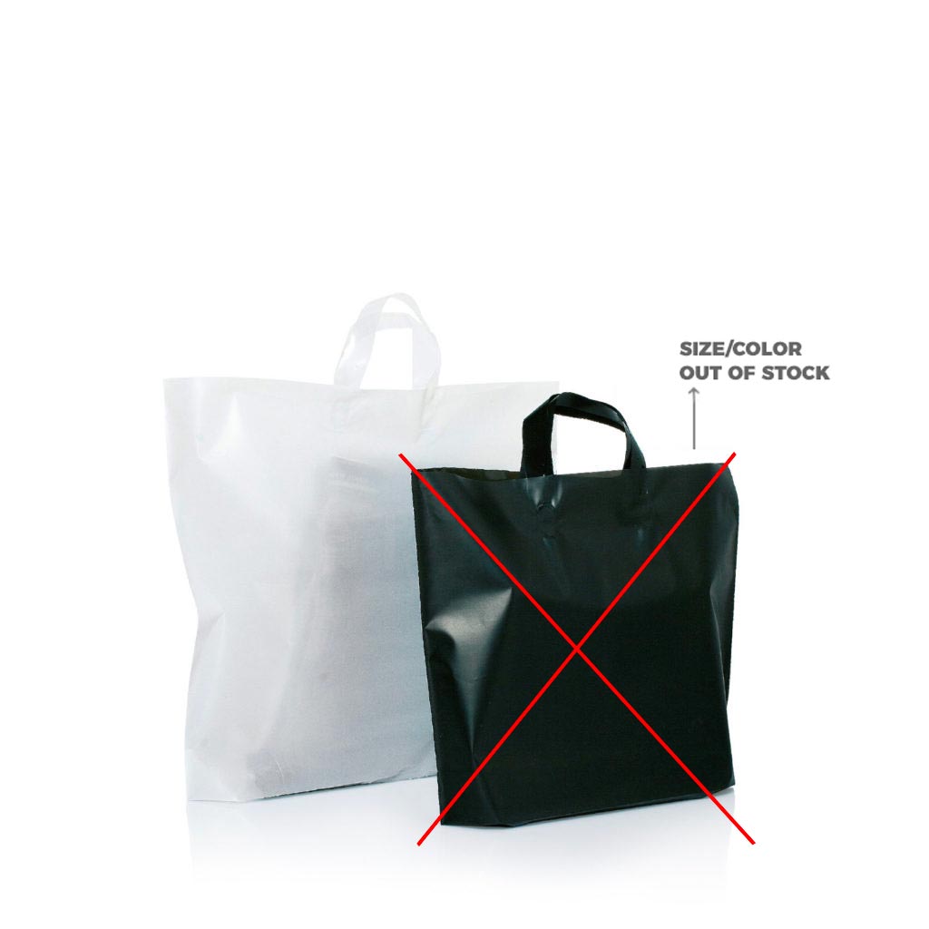 GPS Bags Mod. 41 Black & White busta plastica manico applicato