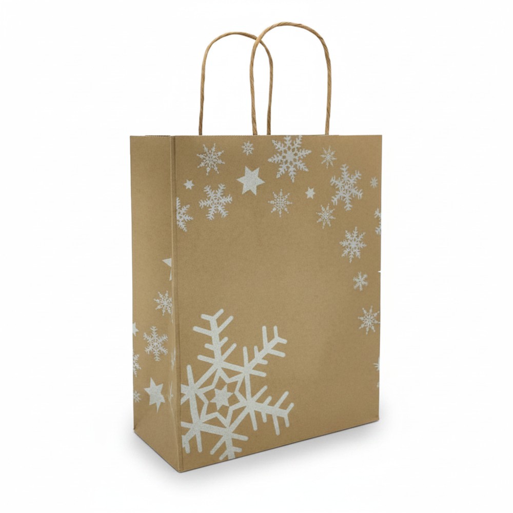 Sicily Bags Neve shopper carta kraft 120g 200 pz