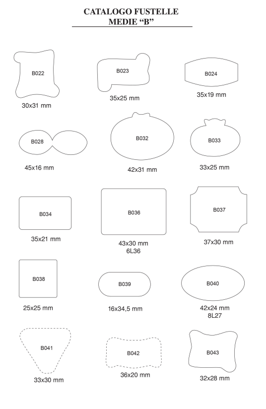 Sicily Bags Etichette Adesive Medie B Carta 1000 Pz B022