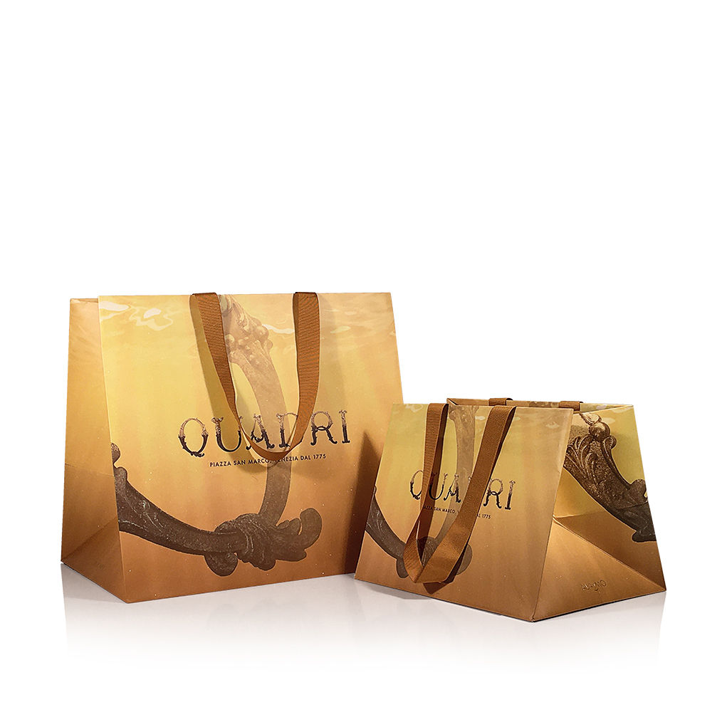 GPS Bags Lussuosa Eda shopper carta maniglia incollata