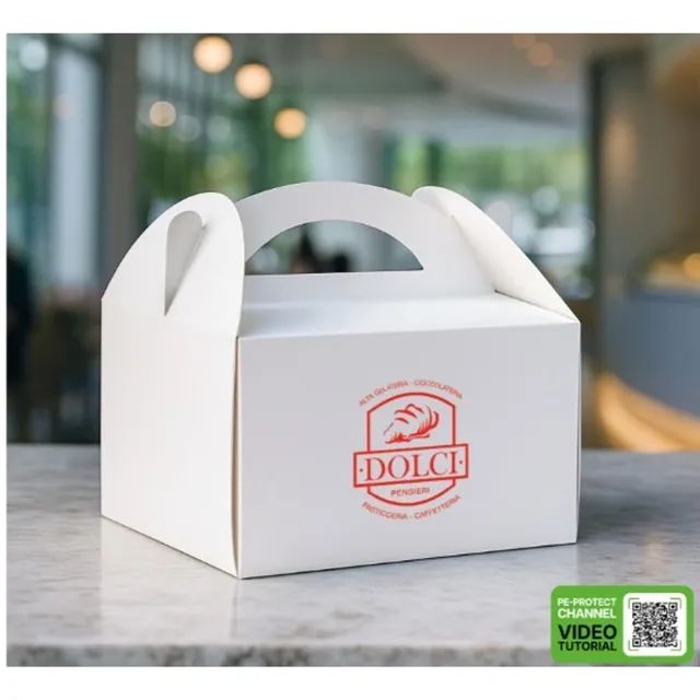 Sicily Bags Gleddy scatole pasticceria bianco 50 pz torte