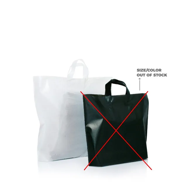 GPS Bags Mod. 41 Black & White busta plastica manico applicato