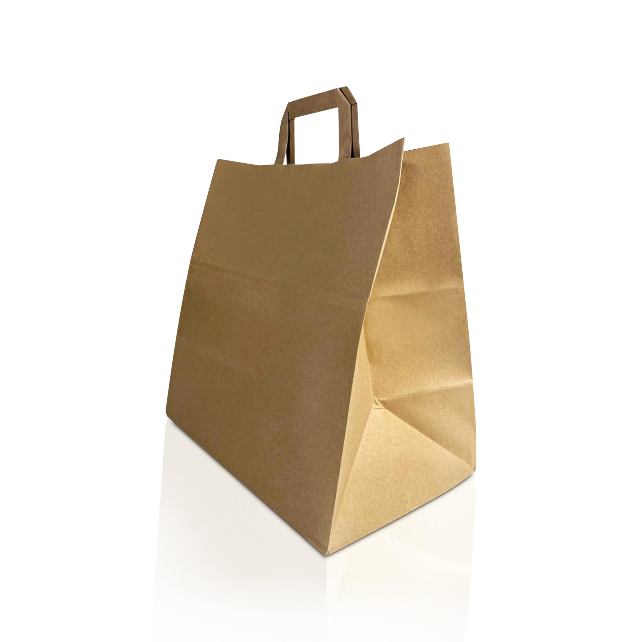 Ecocart Take Away 32+20x22 shopper bianca 50 pezzi