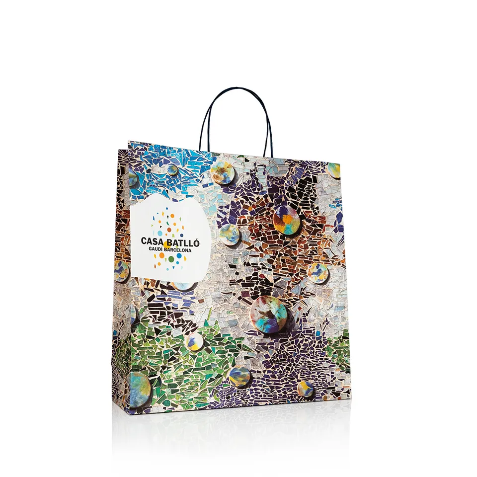 GPS Bags Basica Turnover Top shopper carta manici ritorti