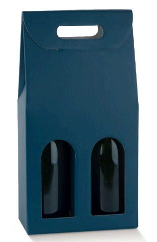 Sicily Bags Enoteca scatola 2 bottiglie 180x90x385 standard