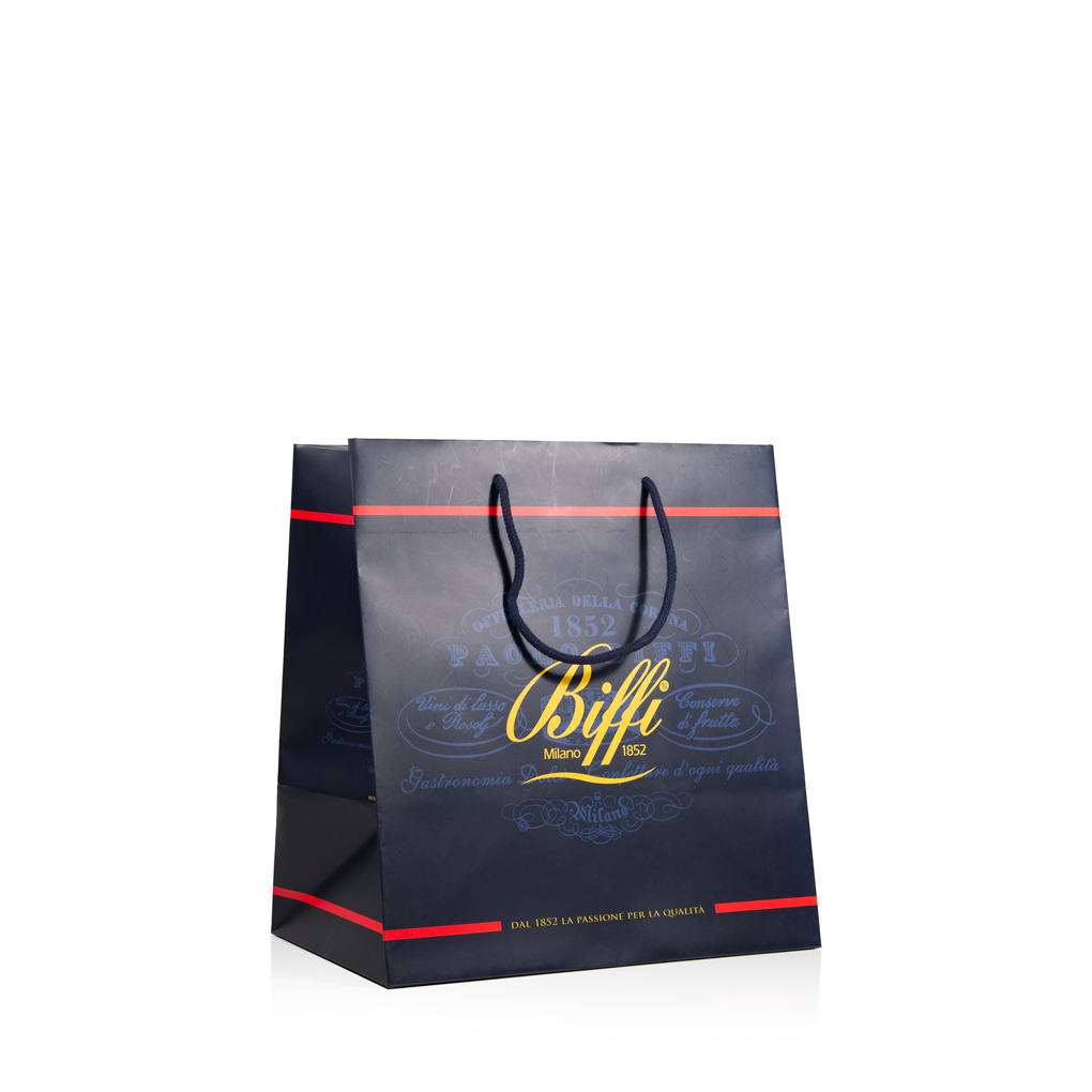 GPS Bags Lussuosa Handmade Carrier Bag shopper carta fondo quadro