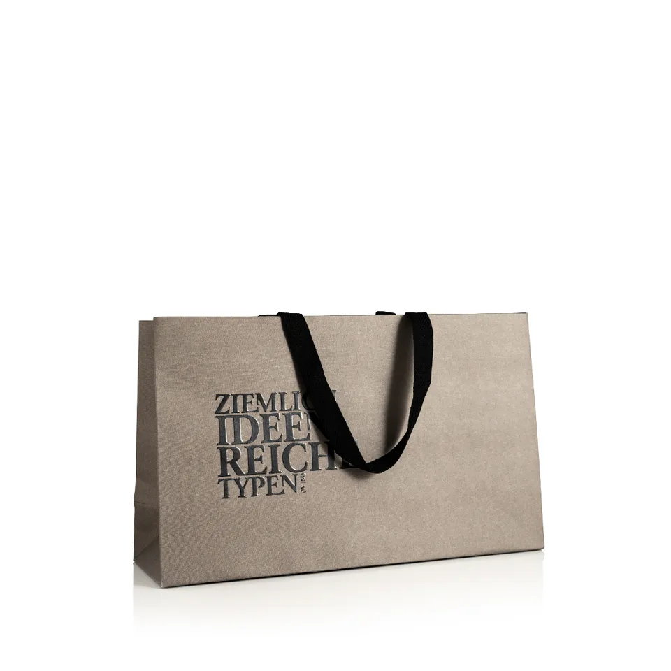 GPS Bags Lussuosa Eda shopper carta maniglia incollata