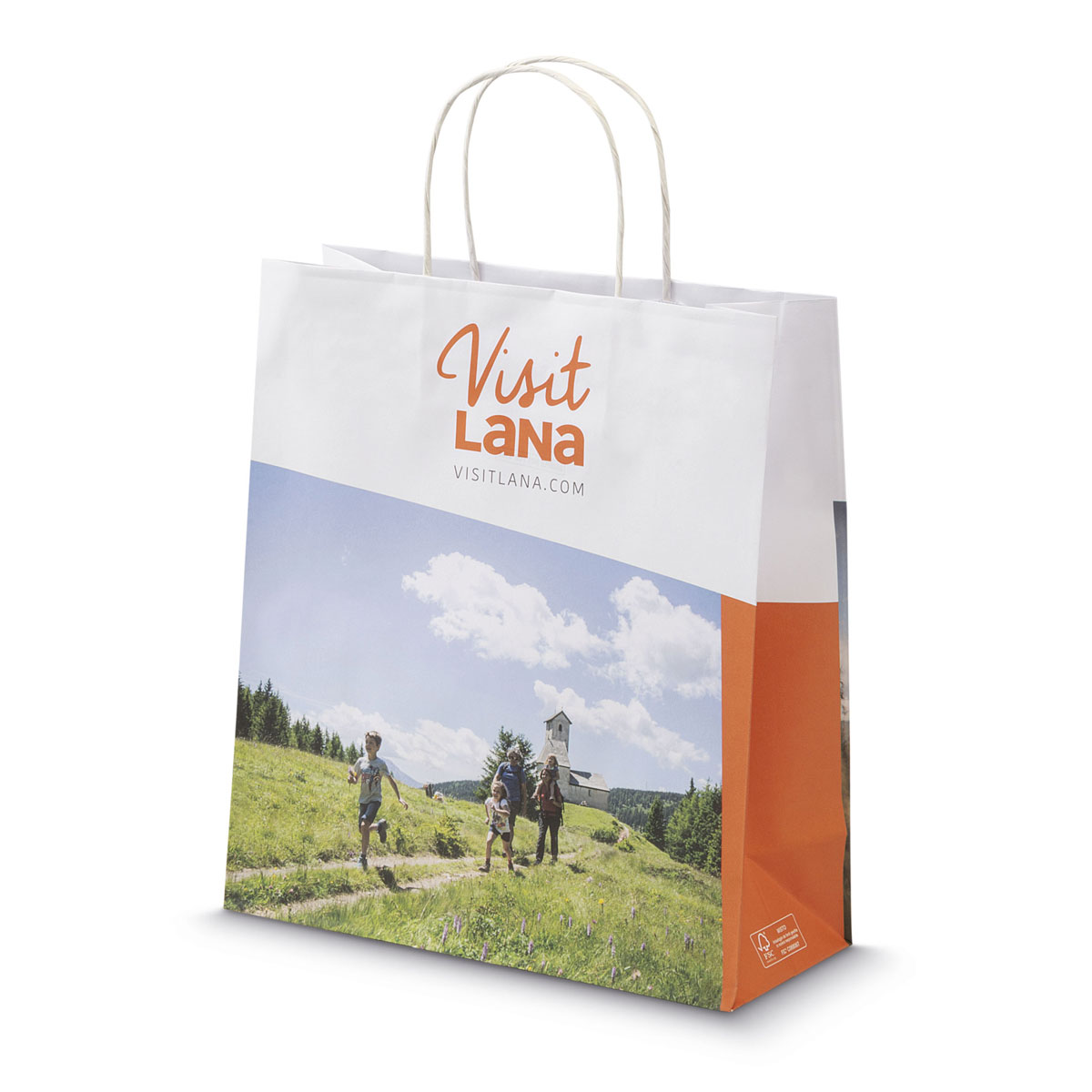 Taffarello Premium Top shopper carta 170 gr risvolto