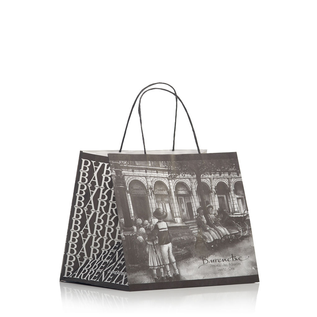 GPS Bags Basica Japa shopper carta fondo quadro manici ritorti