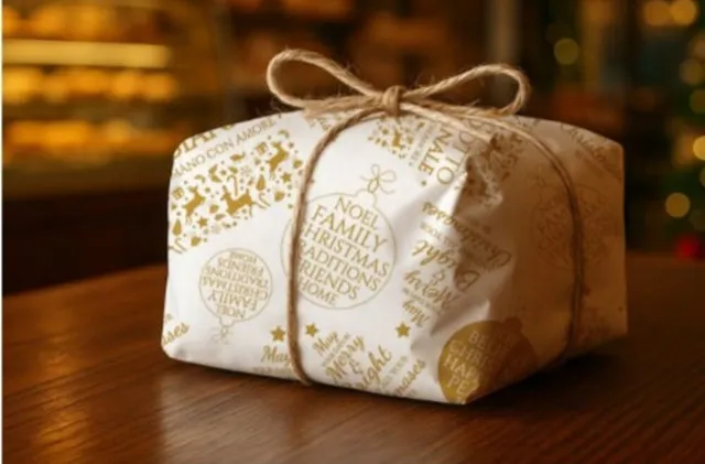 Sicily Bags Christmas Carta Word scatola panettone 50 pz natale