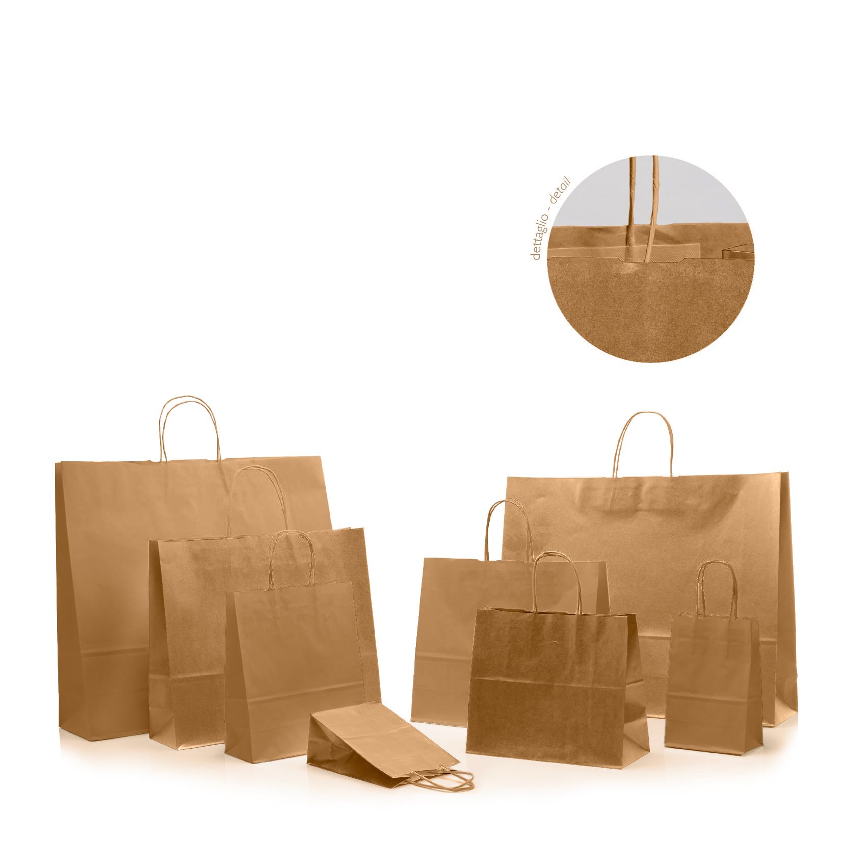 GPS Bags Basica Mod.68 Japa shopper kraft habana senza risvolto