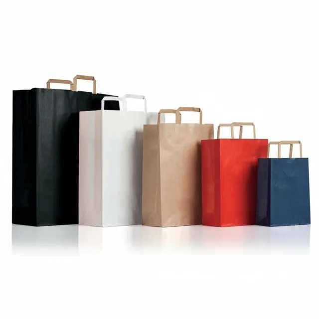 Sicily Bags Madrid shopper carta Avana 26x11x38 350 pezzi