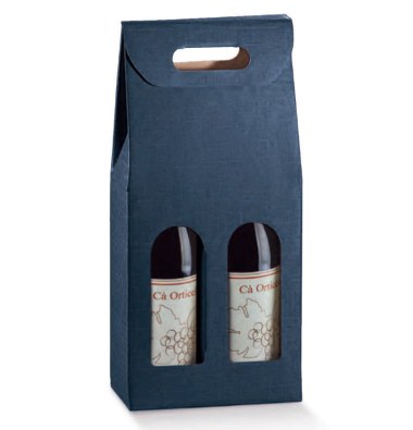 Sicily Bags Enoteca Scatola 2 Bottiglie 30 Pezzi Cartone