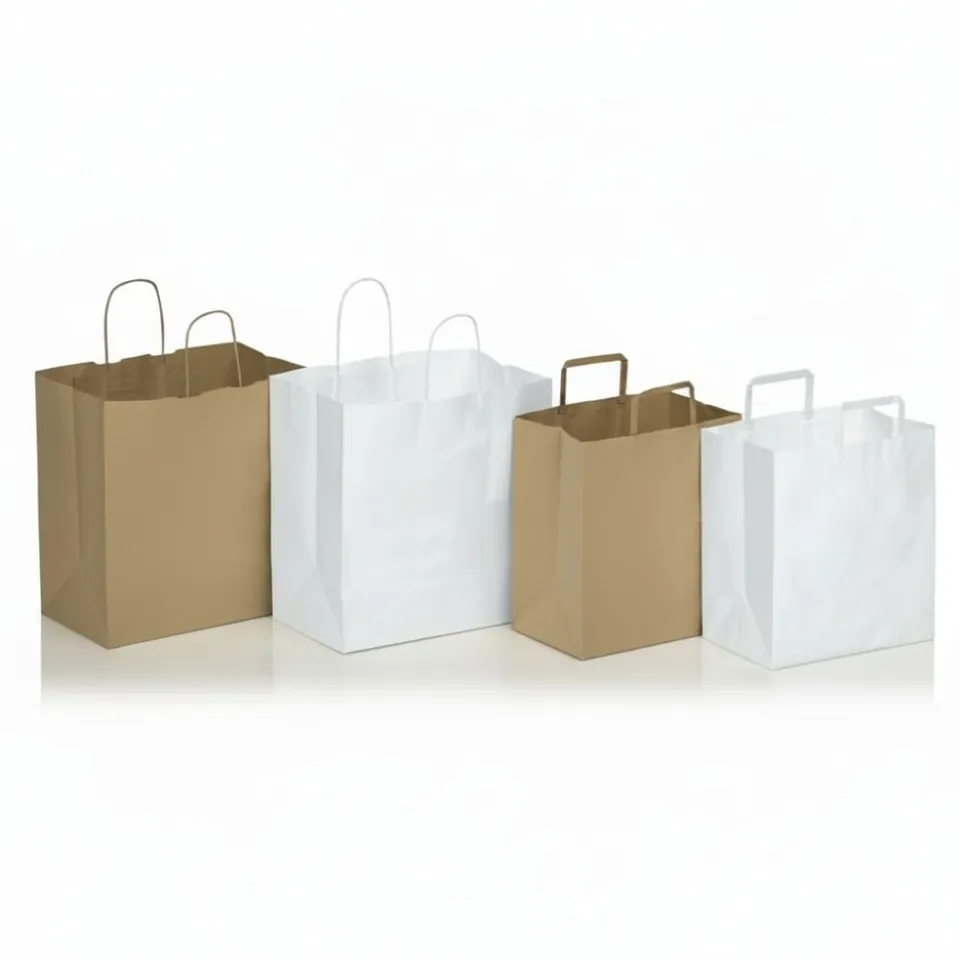 Sicily Bags Tokio shopper carta kraft 300 pz manici ritorti
