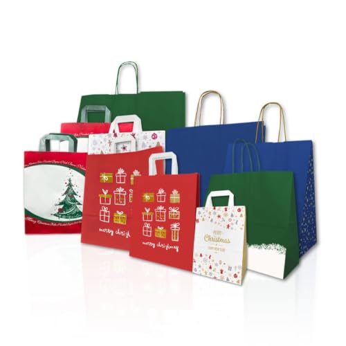 Ecocart Christmas Shopper Carta 22x12x29 Albero 50pz Cordino