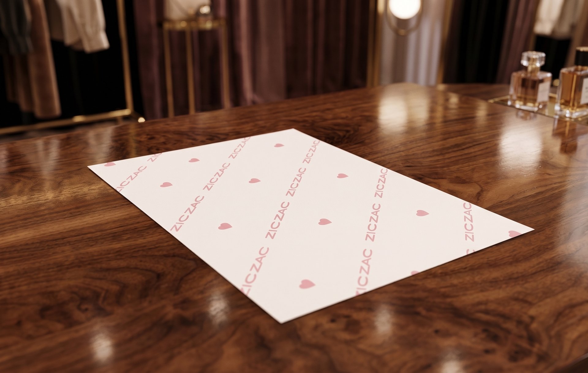 Topalis Carta Velina Tissue Personalizzata Fogli Uso Boutique
