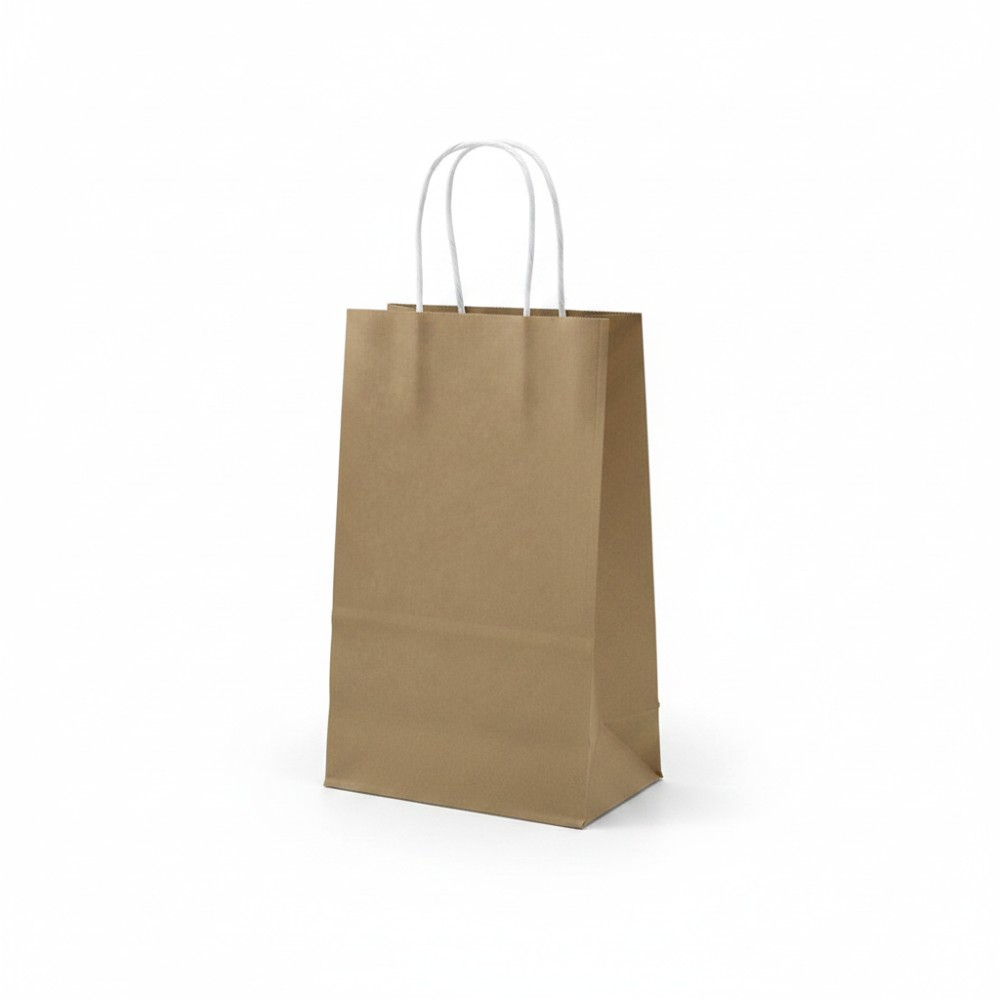 Sicily Bags Tirana Shopper Carta 22x10x27 200pz Avana