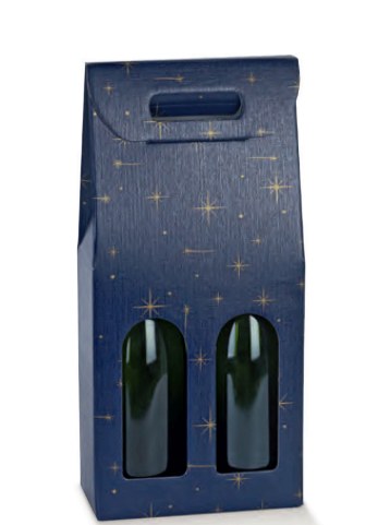 Sicily Bags Enoteca Scatola 2 Bottiglie 18x9x38,5 30pz