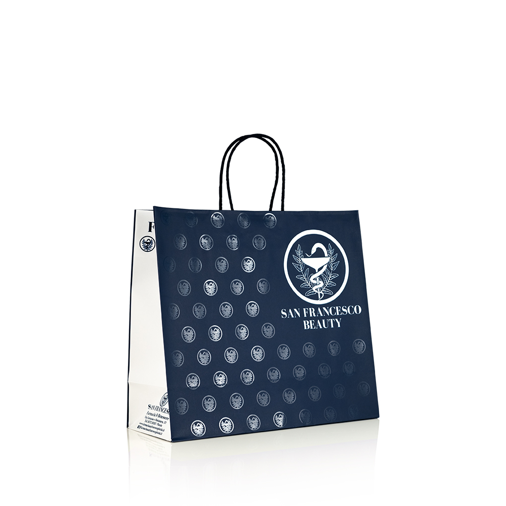 GPS Bags Basica Japa shopper carta manici ritorti fondo quadro