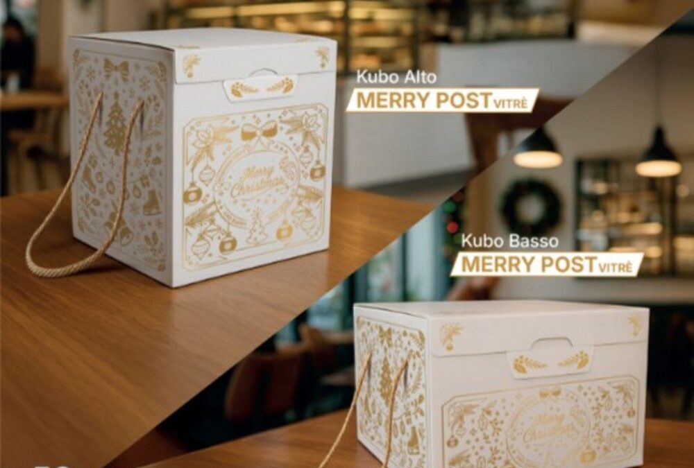 Sicily Bags Kubo scatola pasticceria 20x20x22 50 pz Bianco
