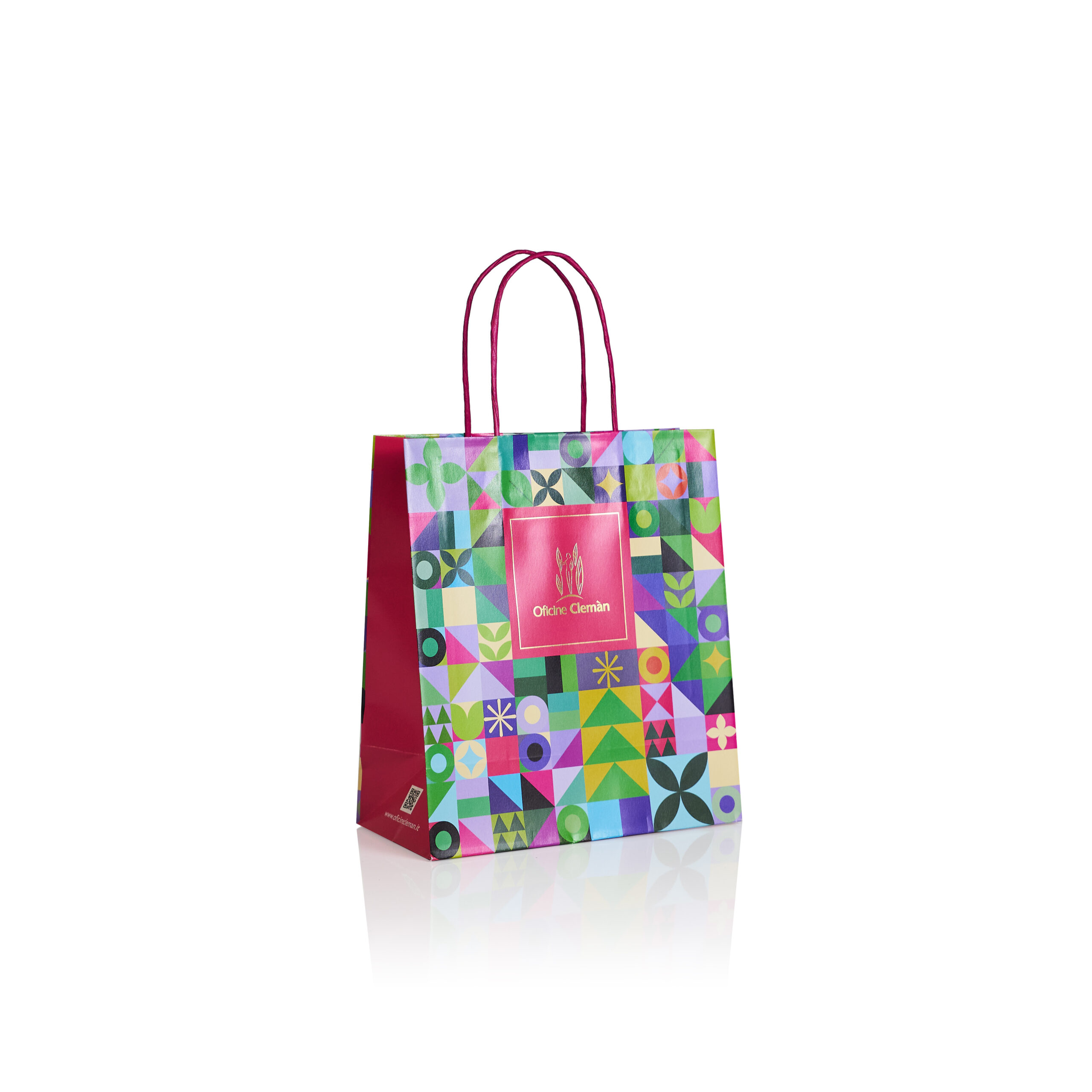 GPS Bags Basica Bag Turnover Top shopper bordo ripiegato kraft