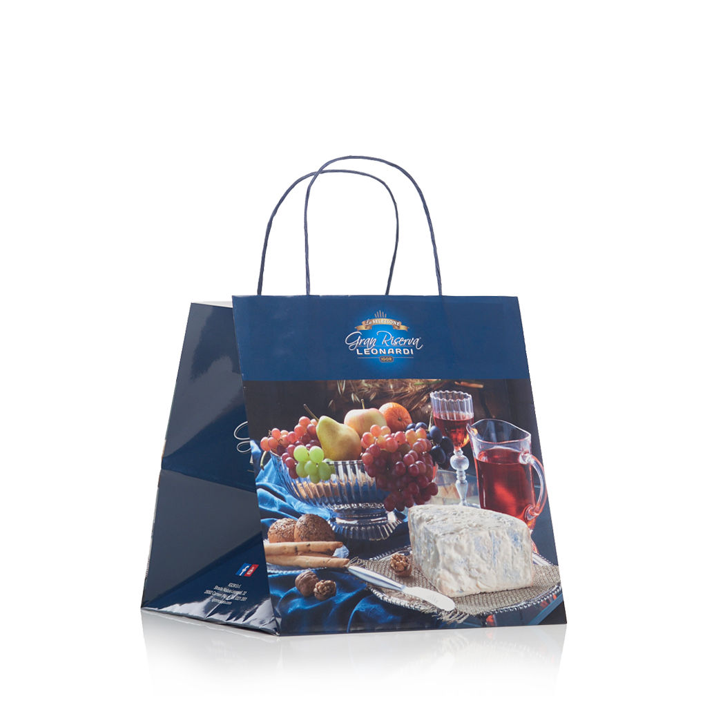 GPS Bags Basica Japa shopper carta fatto a mano fondo quadro