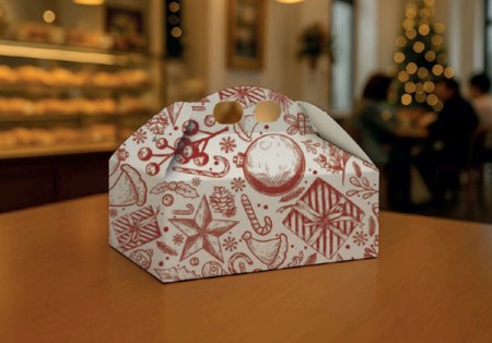 Sicily Bags Porta Paste Classica scatola natale 21x29 100pz