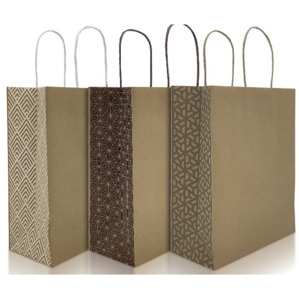 Sicily Bags Tirana Shopper Carta 22x10x27 200pz Avana