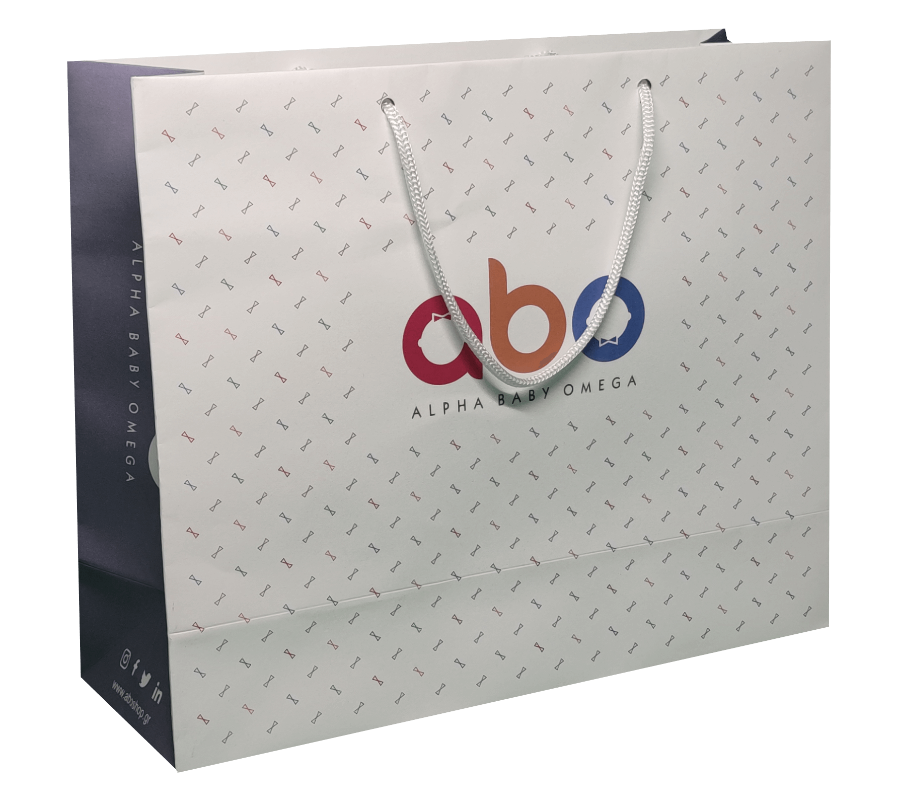 Topalis Borse Carta Lusso Fatte a Mano Stampa Logo Boutique