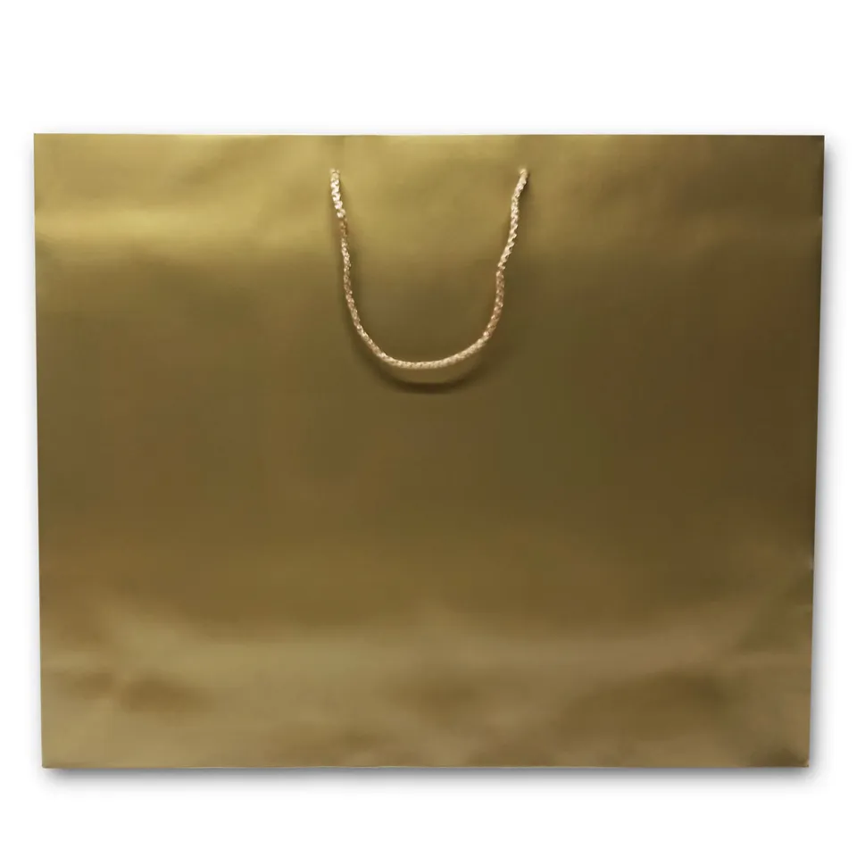 Jorlop Saco Asa Cordão sacchetto carta cordone oro lucido