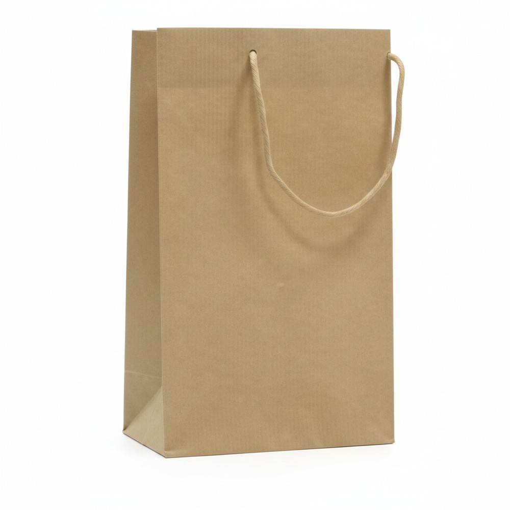 Sicily Bags Vienna Shopper Carta 24x10x27 Avana 200pz Cotone