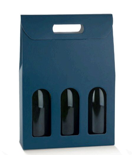 Sicily Bags Linea Enoteca 130130S scatola 3 bottiglie 30 pezzi