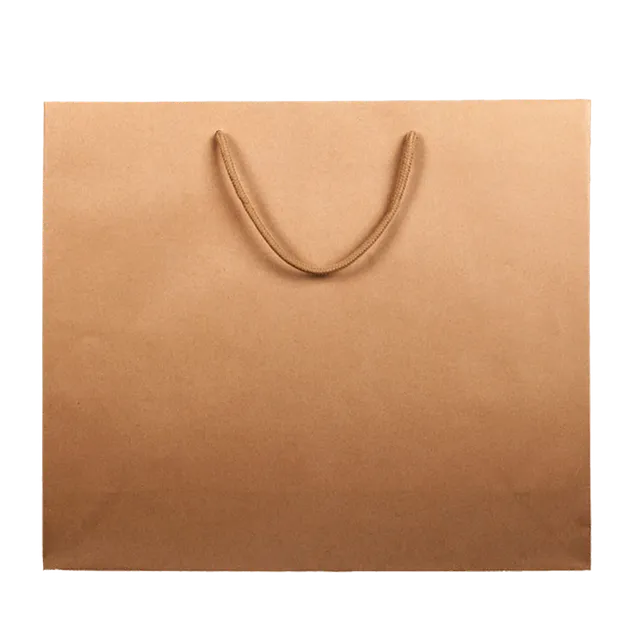 Jorlop Saco Asa Cordão kraft shopper carta manici cordone rinforzato