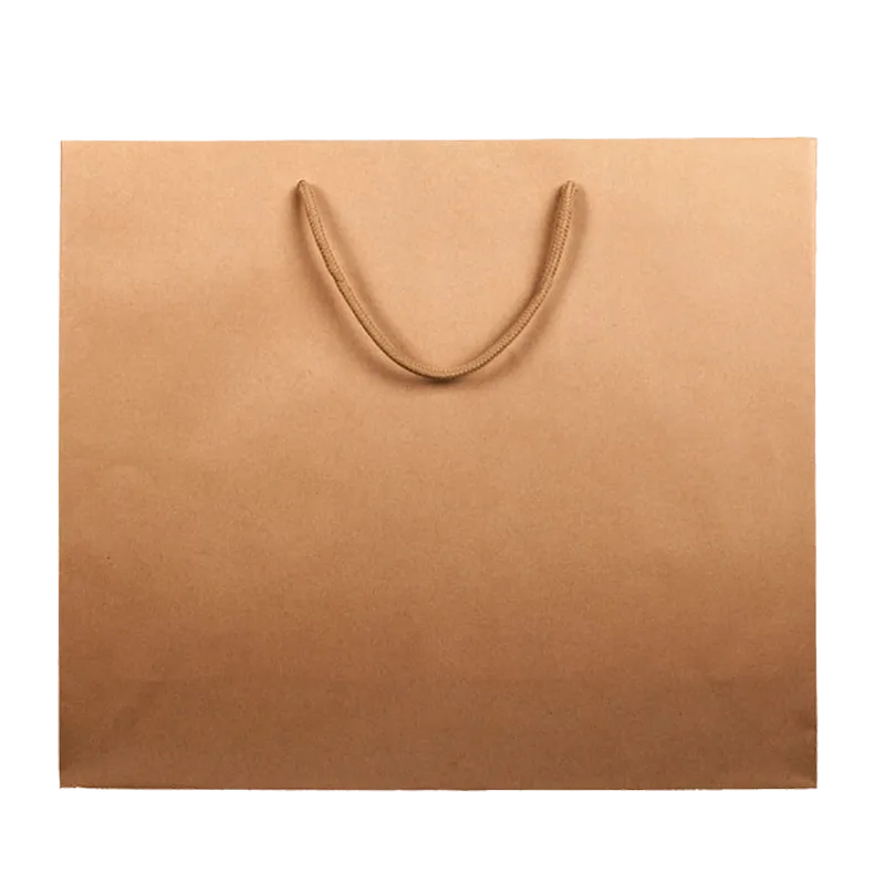 Jorlop Saco Asa Cordão kraft shopper carta manici cordone rinforzato