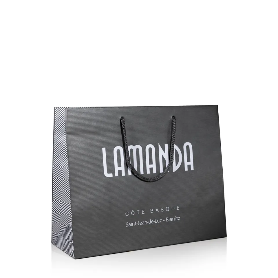 GPS Bags Lussuosa Handmade Carrier Bag shopper fondo quadro