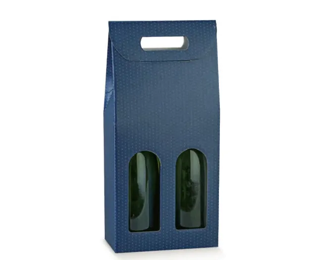 Sicily Bags Enoteca scatola 2 bottiglie 18x9x38 30 pz
