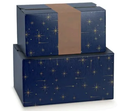 Sicily Bags Luna scatola regalo cartoncino 30 pz natalizia