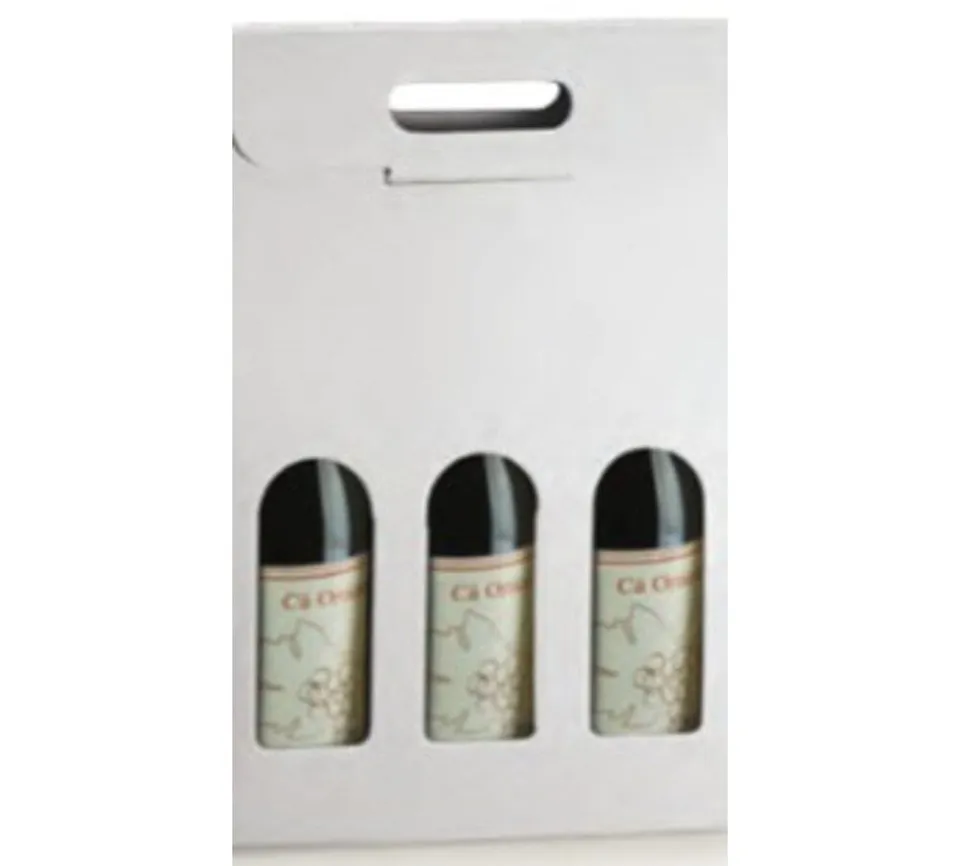 Sicily Bags Enoteca Scatola 3 Bottiglie 27x9x38,5 30 pz cartone
