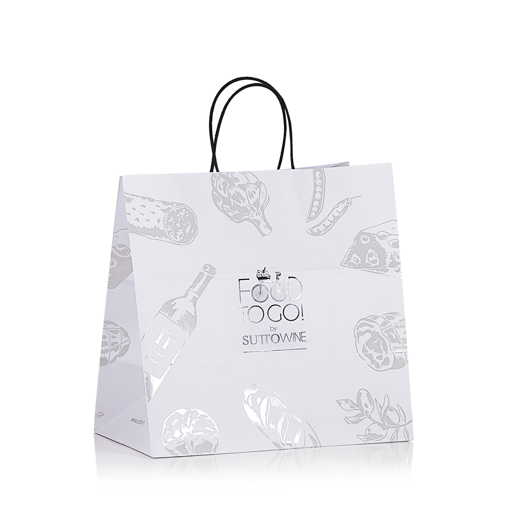 GPS Bags Basica Japa Sans Retour shopper carta manici ritorti