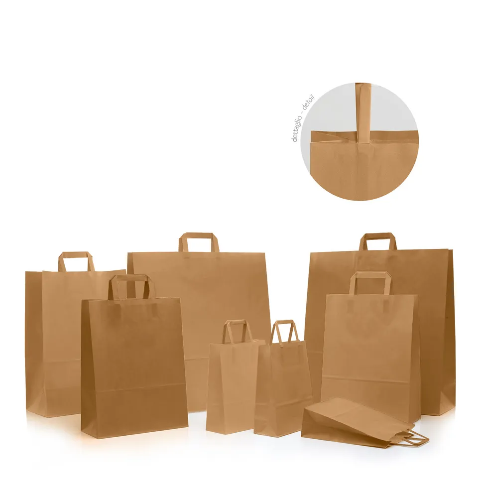 GPS Bags Basica Mod. 66 Shopper Carta Habana Manici Piatti
