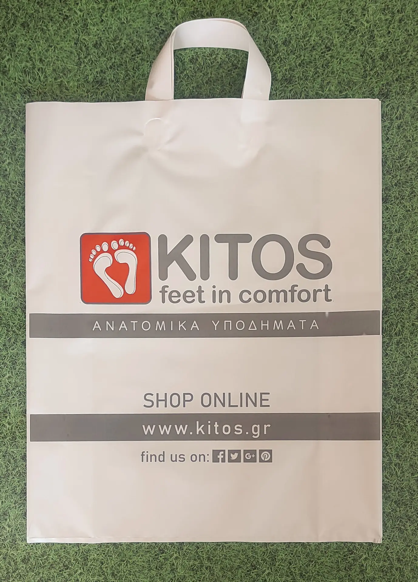 Topalis Loop Busta Plastica Manico Morbido Personalizzata