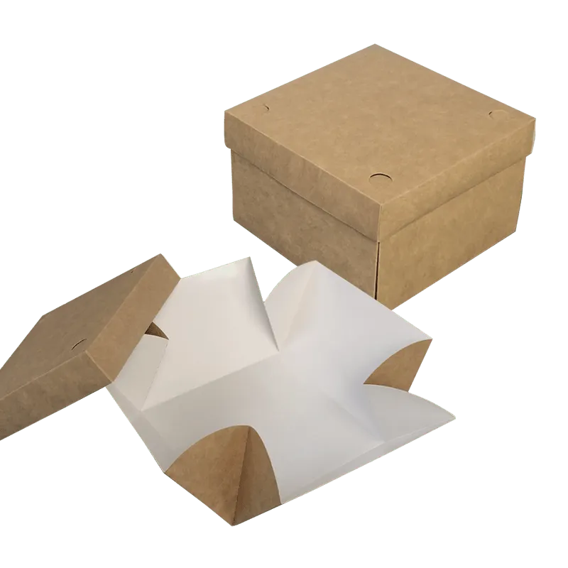 Tecnobag Packaging Burger Box Forato per Panini e Colazione